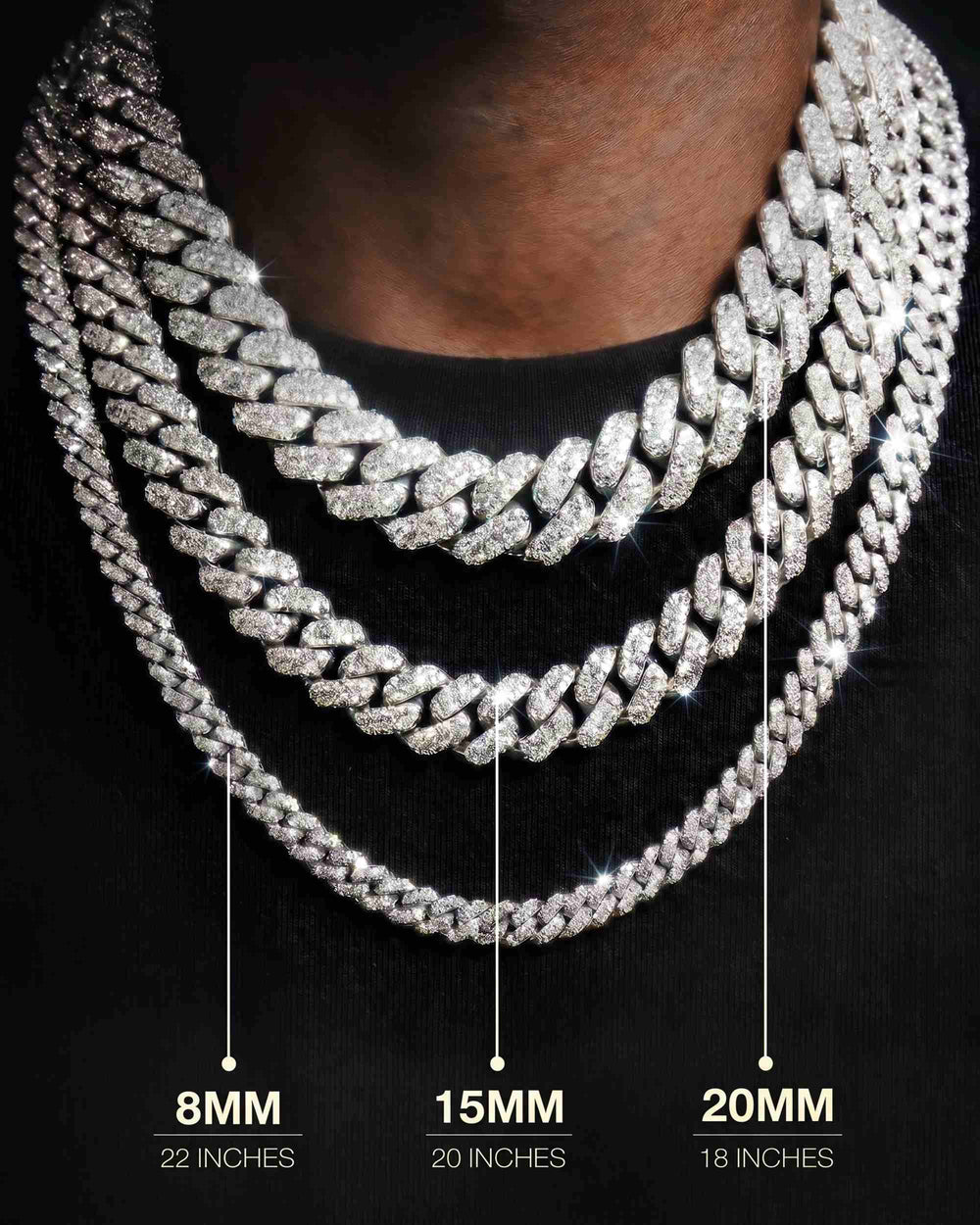 white gold vvs cuban link chain all size icecartel px 20mm white model icecartel new chart -1