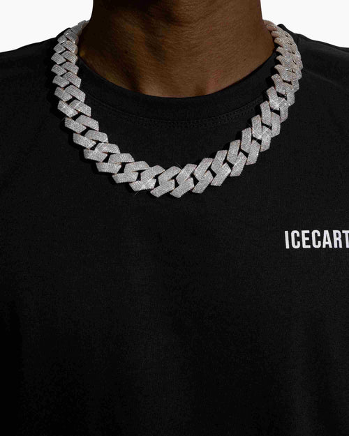 white gold vvs cuban link chain all sizes icecartel px 20mm white model new