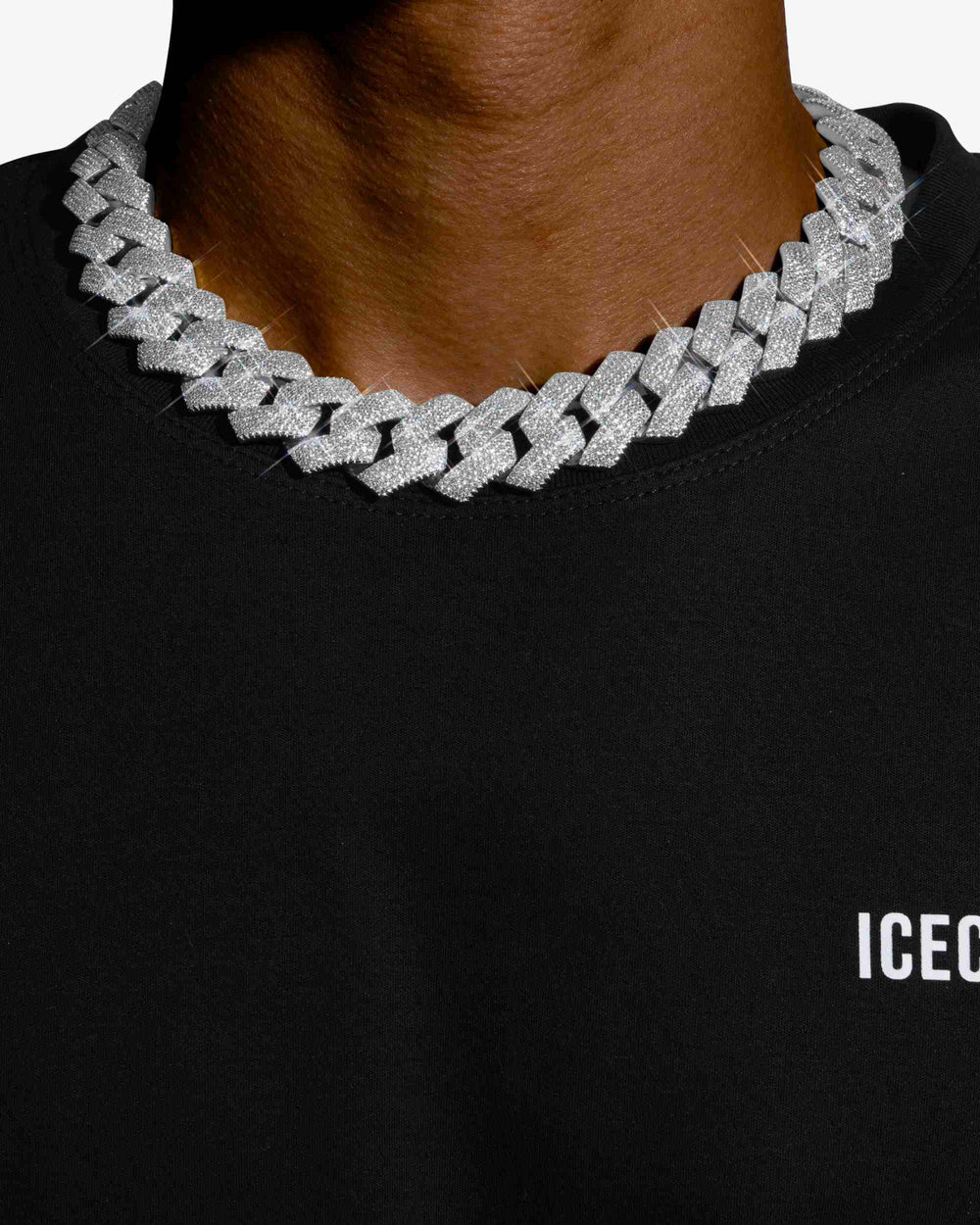 VVS Cuban Link Chain 14K Gold (ALL SIZES) - White Gold 20MM