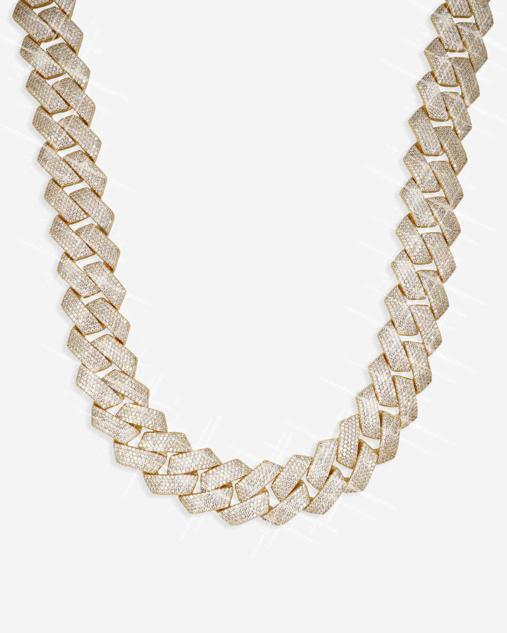 VVS Cuban Link Chain 14K Gold (ALL SIZES) - Yellow Gold 20MM