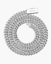 VVS Cuban Link Chain 14K Gold (ALL SIZES) - White Gold 8MM
