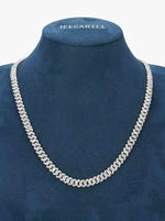 VVS Cuban Link Chain 14K Gold (ALL SIZES) - White Gold 8MM