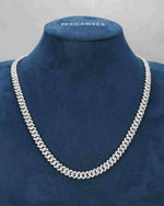 VVS Cuban Link Chain 14K Gold (ALL SIZES) - White Gold 8MM