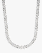 VVS Cuban Link Chain 14K Gold (ALL SIZES) - White Gold 8MM