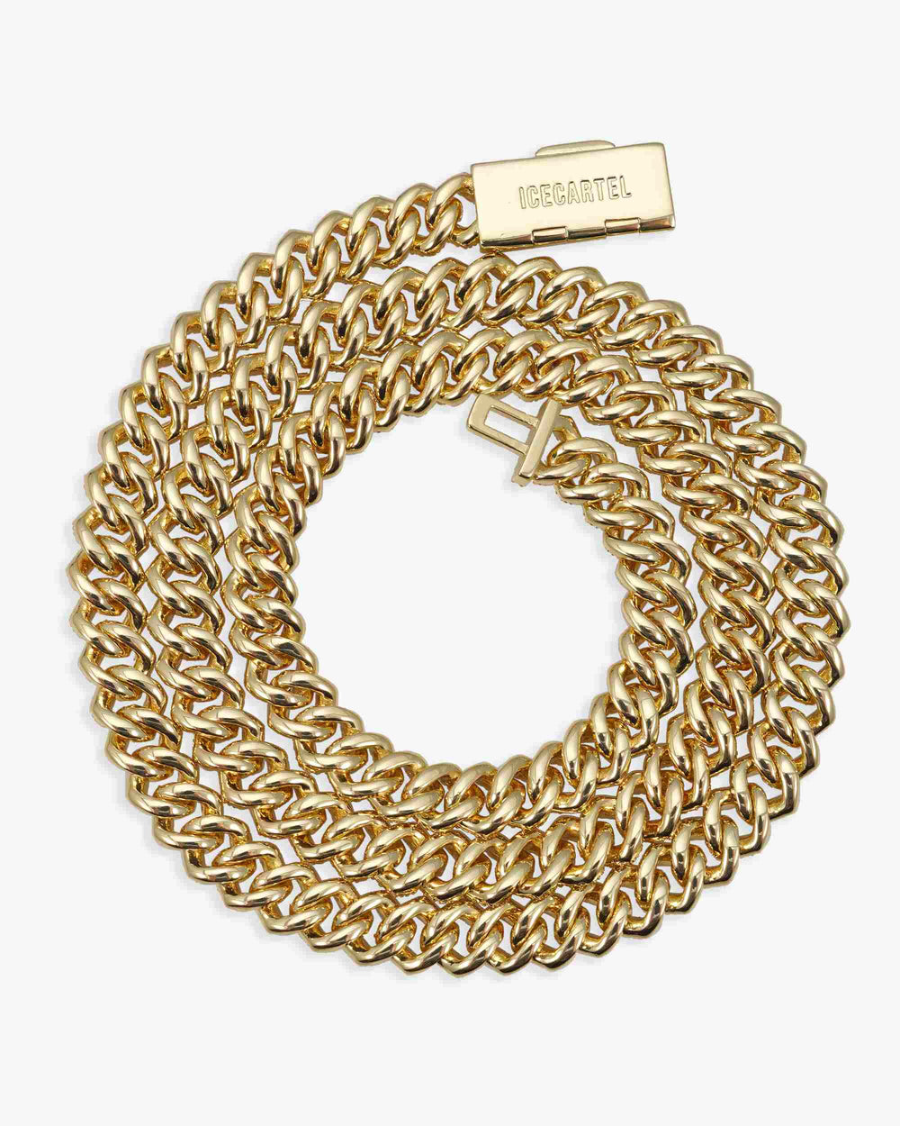 VVS Cuban Link Chain 14K Gold (ALL SIZES) - Yellow Gold 8MM