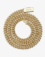 VVS Cuban Link Chain 14K Gold (ALL SIZES) - Yellow Gold 8MM