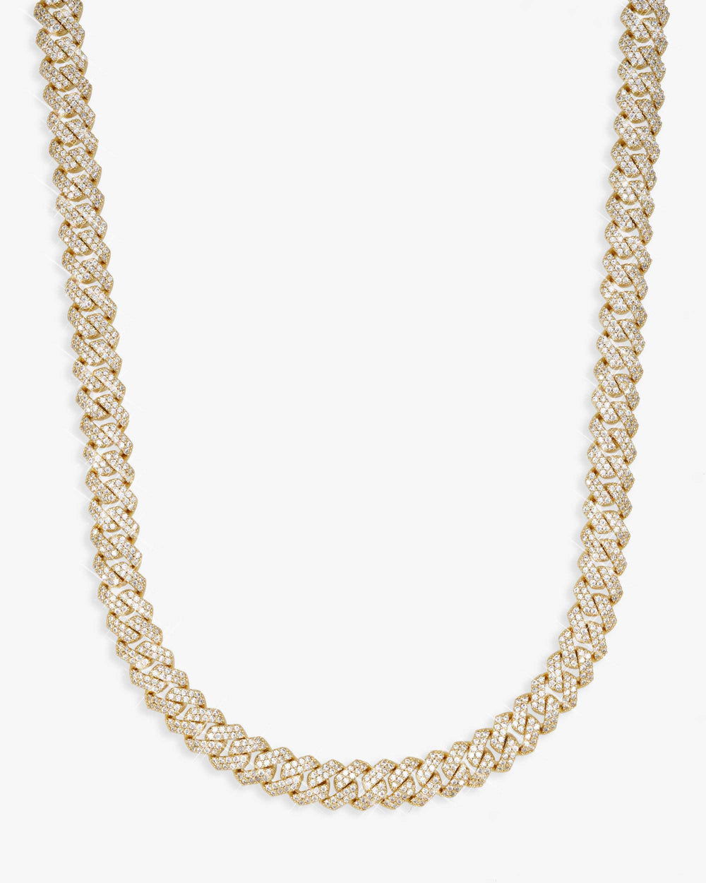 VVS Cuban Link Chain 14K Gold (ALL SIZES) - Yellow Gold 8MM