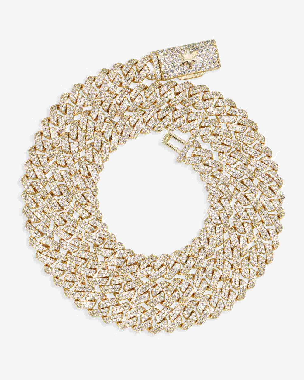 VVS Cuban Link Chain 14K Gold (ALL SIZES) - Yellow Gold 8MM