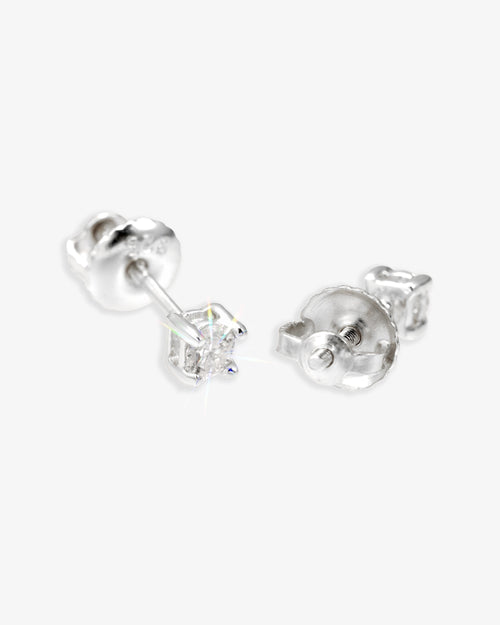 VVS Stud Earrings 14K Gold (ALL SIZES)