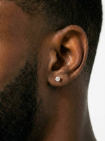 VVS Stud Earrings 14K Gold (ALL SIZES) - Yellow Gold 3MM