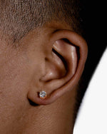 VVS Stud Earrings 14K Gold (ALL SIZES) - Yellow Gold 5MM