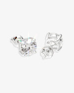 VVS Stud Earrings 14K Gold (ALL SIZES) - 