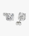 VVS Stud Earrings 14K Gold (ALL SIZES) - 