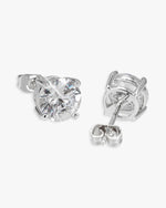 VVS Stud Earrings 14K Gold (ALL SIZES) - 