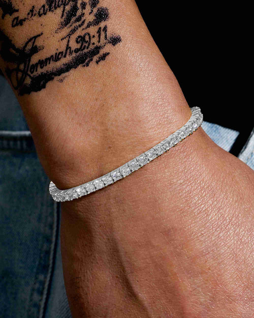 white gold vvs tennis bracelet all sizes icecartel 3mm white tight loose