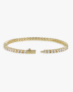 VVS Tennis Bracelet 14K Gold (ALL SIZES) - Yellow Gold 3MM