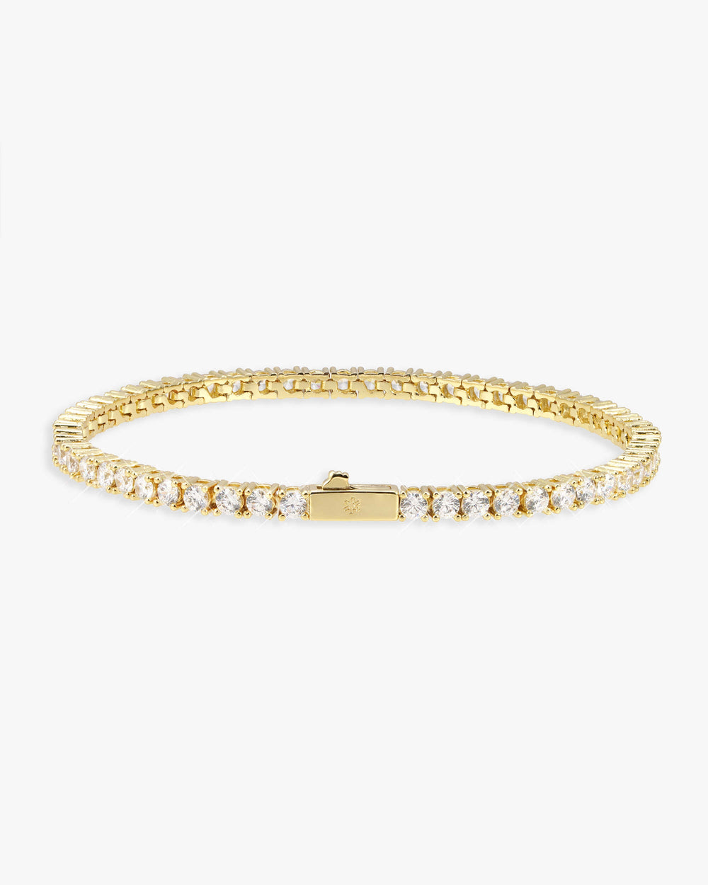 VVS Tennis Bracelet 14K Gold (ALL SIZES) - Yellow Gold 3MM