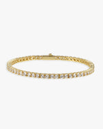 VVS Tennis Bracelet 14K Gold (ALL SIZES) - Yellow Gold 3MM