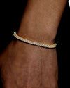 VVS Tennis Bracelet 14K Gold (ALL SIZES) - Yellow Gold 3MM