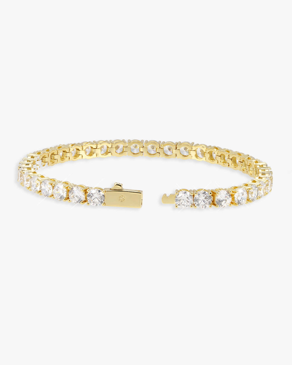 VVS Tennis Bracelet 14K Gold (ALL SIZES) - Yellow Gold 5MM