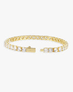 VVS Tennis Bracelet 14K Gold (ALL SIZES) - Yellow Gold 5MM