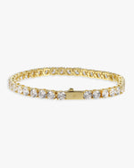 VVS Tennis Bracelet 14K Gold (ALL SIZES) - Yellow Gold 5MM