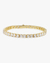 VVS Tennis Bracelet 14K Gold (ALL SIZES) - Yellow Gold 5MM
