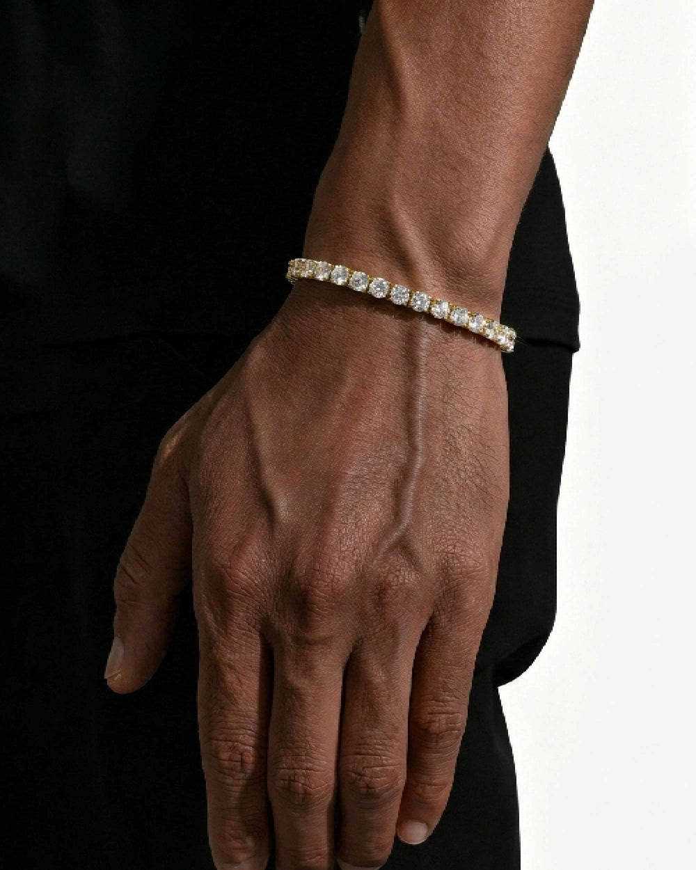 VVS Tennis Bracelet 14K Gold (ALL SIZES) - Yellow Gold 5MM