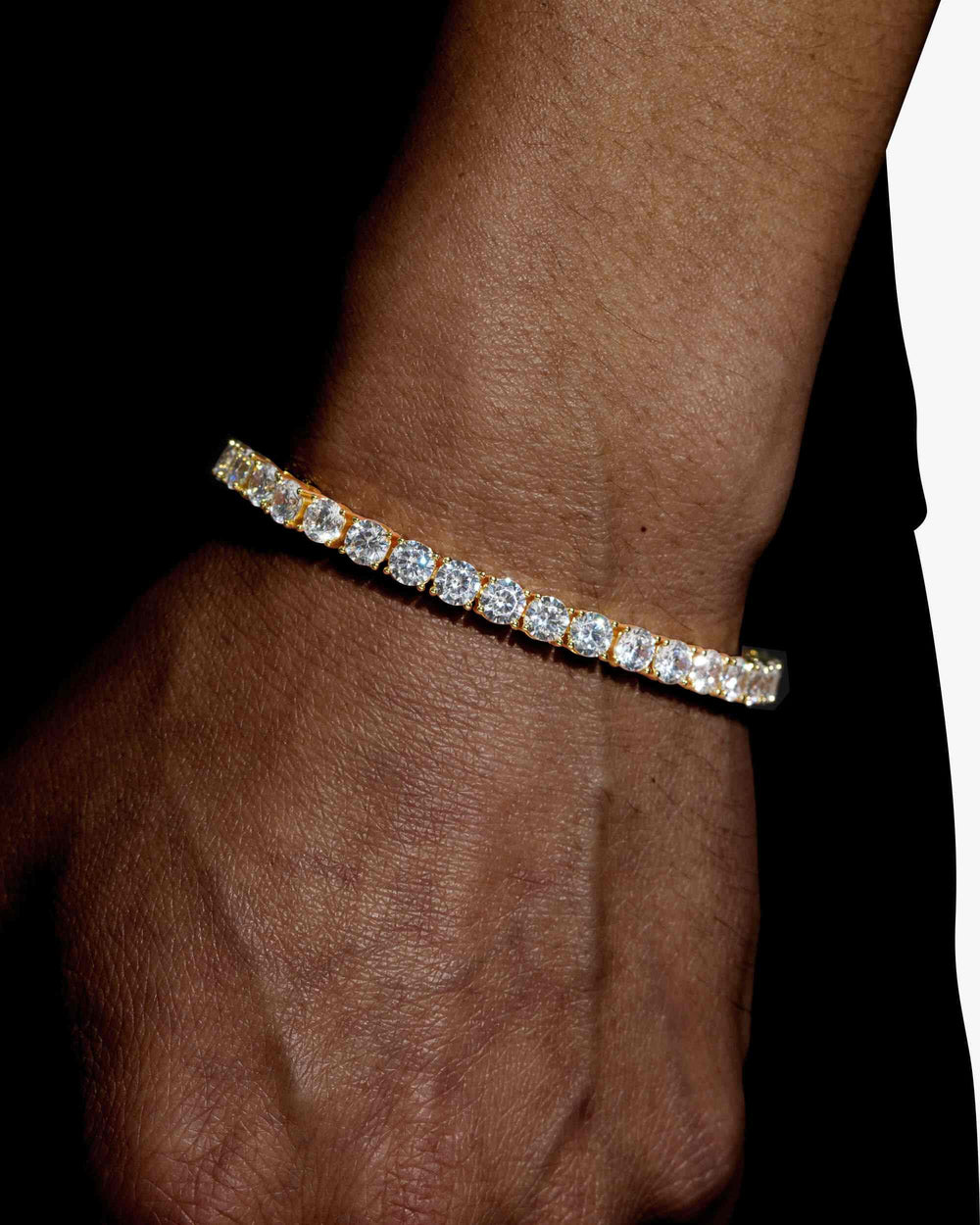 VVS Tennis Bracelet 14K Gold (ALL SIZES) - Yellow Gold 5MM