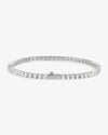 VVS Tennis Bracelet 14K Gold (ALL SIZES) - White Gold 3MM