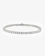 VVS Tennis Bracelet 14K Gold (ALL SIZES) - White Gold 3MM