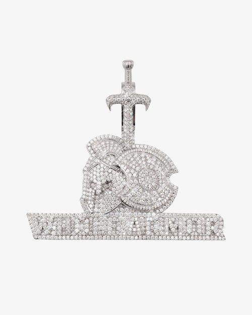 whole armor custom logo moissanite pendant 14k gold ICECARTEL F6