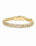 VVS Cuban Link Bracelet 14K Gold (ALL SIZES) - Yellow Gold 8MM