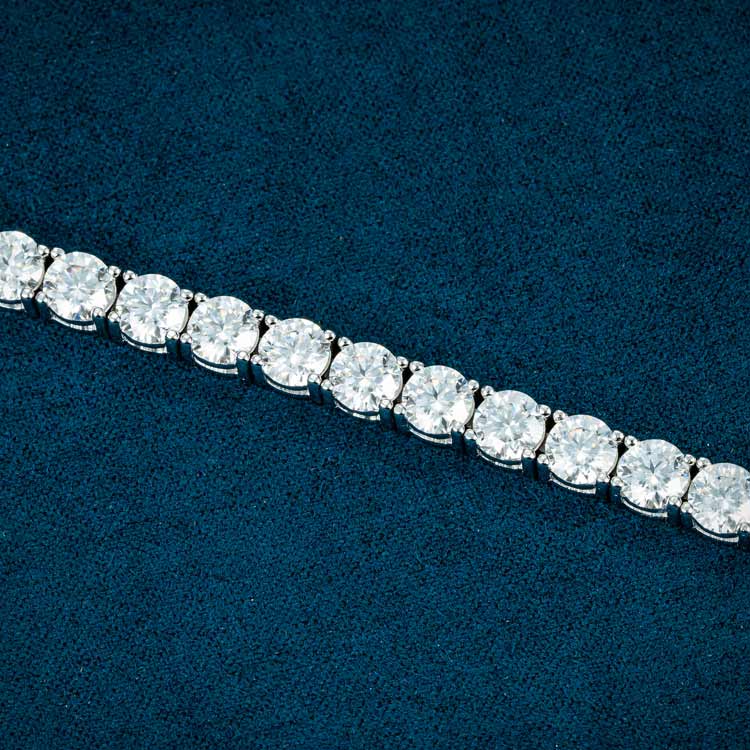 5mm moissanite tennis bracelet diamonds ice hip hop close