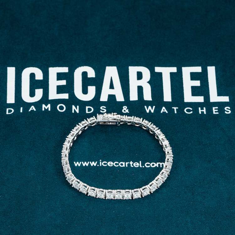 5mm moissanite tennis bracelet diamonds ice hip hop icecartel