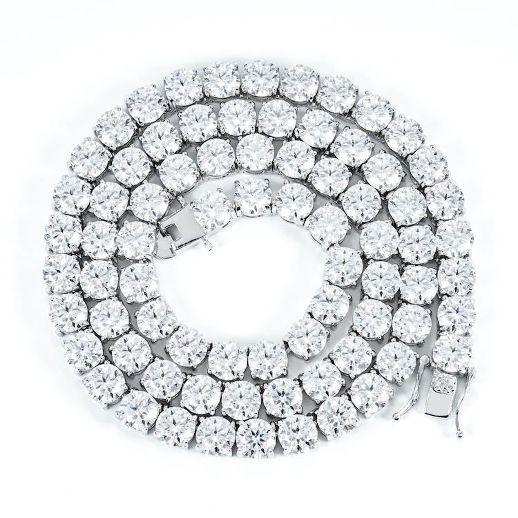 Vvs moissanite tennis deals chain