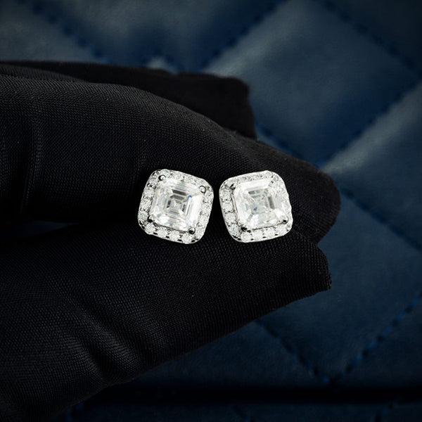 Men's moissanite online earrings